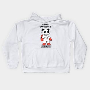 Panda stronomical adventures Kids Hoodie